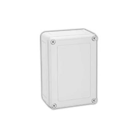 Vynckier Enclosure Systems Screws Electrical Enclosures, 7 in H, 5.02 in D, 5.03 in W, NEMA 4X, Polyester VM755